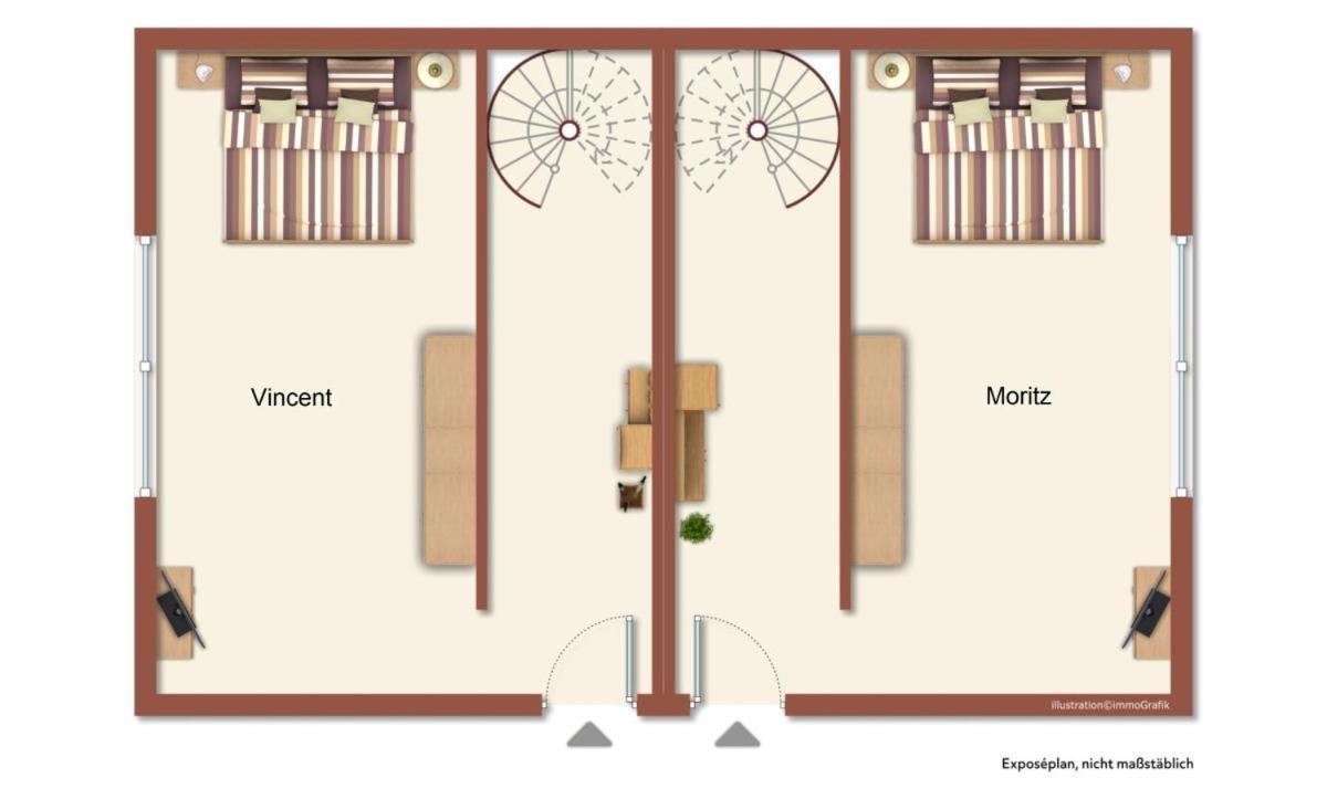 Haus Vier Freunde, Vincent Διαμέρισμα Ρόστοκ Εξωτερικό φωτογραφία